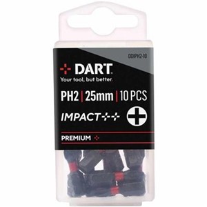 Dart Impact Driver Bit PH2 25mm - 10 Pk