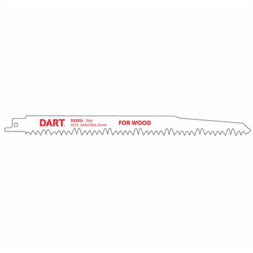 Dart S1531L Wood Cutting Reciprocating Blade - 5 Pk