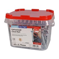 Galvanised Clout Nails 65 x 3.75mm