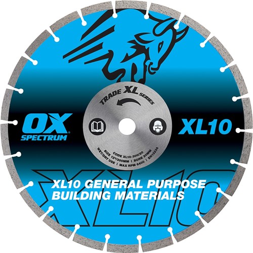 XL10-300/20 OX Trade Segmented Diamond Blade - G/P