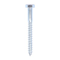 10.0 x 100mm Hex Coach Screw BZP