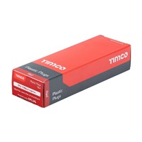 Timco Red Plastic Plugs 34mm (Bag of 100)