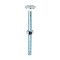 Timco Carriage Bolt & Hex Nut M6 x 75mm