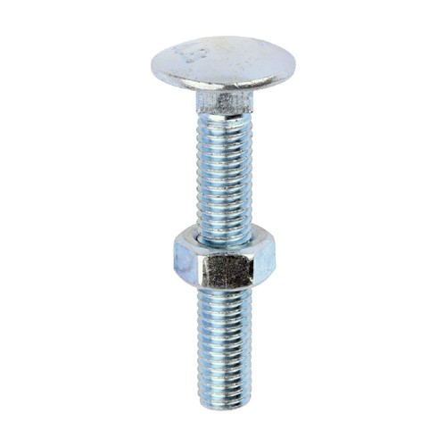 Timco Carriage Bolt & Hex Nut M8 x 50mm