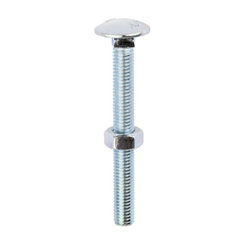 Timco Carriage Bolt & Hex Nut M8 x 75mm