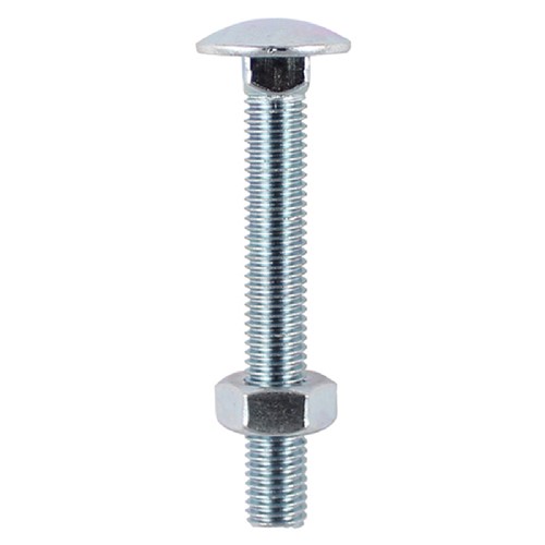 Timco Carriage Bolt & Hex Nut M8 x 100mm