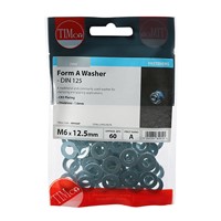 Timco Form A Washer M6 x 12.5 (Pack of 60)