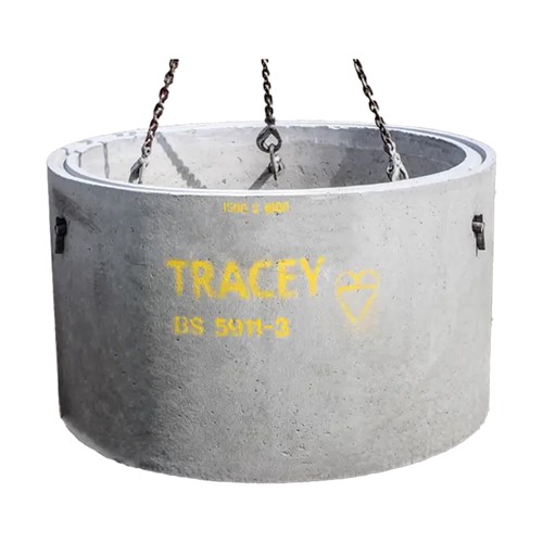 Tracey Concrete Chamber Ring 1050mm Diameter x 250mm Deep Inc Steps